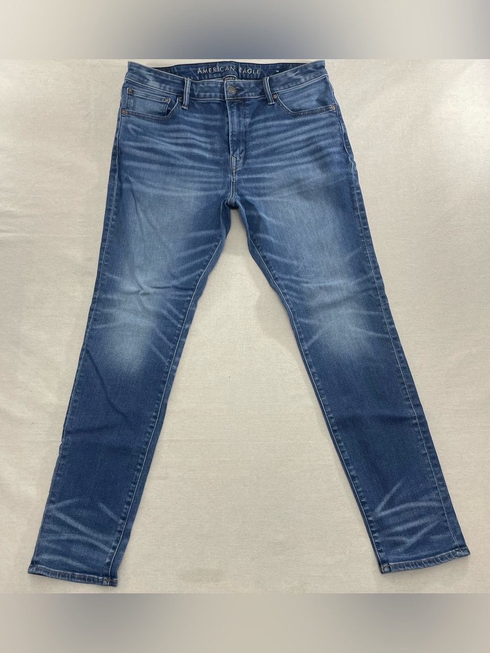 American Eagle AirFlex+ Men's Athletic Skinny Fit Jeans Blue 36x32 Stretch